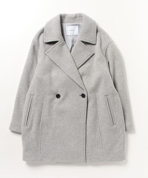 SHIPS any 「SHIPS any」 チェスターコート ONE SIZE ライトグレー