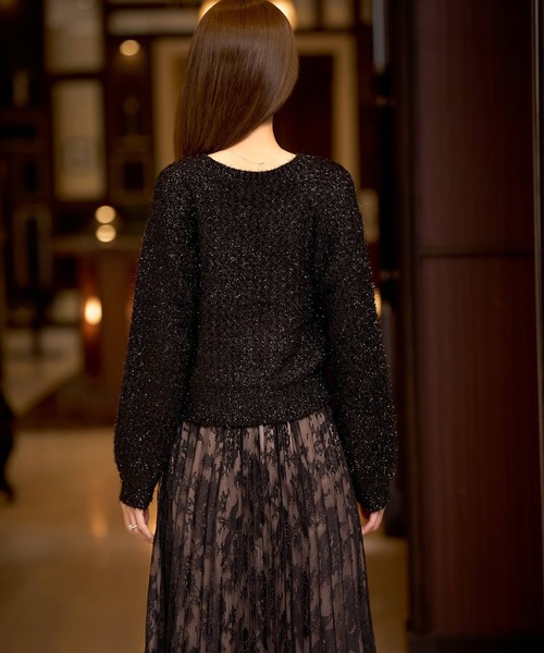 「emiriawiz」 長袖ニット FREE ブラック レディース_画像4