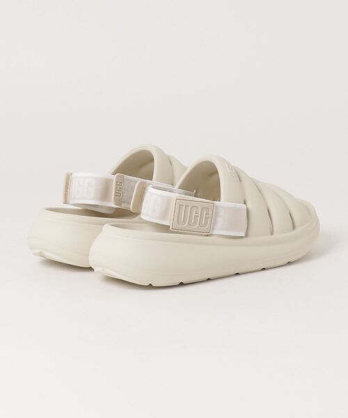 「UGG」 フラットサンダル 8(25) オフホワイト レディース_画像2