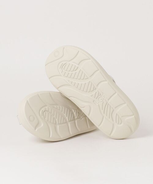 「UGG」 フラットサンダル 8(25) オフホワイト レディース_画像3