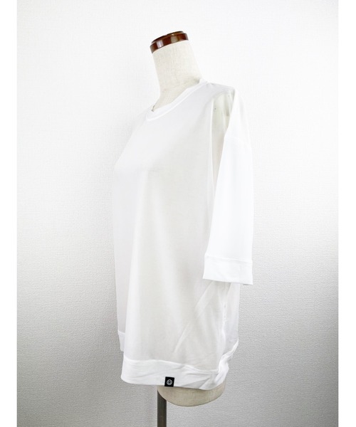 「WORLD WIDE LOVE!」 半袖Tシャツ 1 オフホワイト レディース_画像3