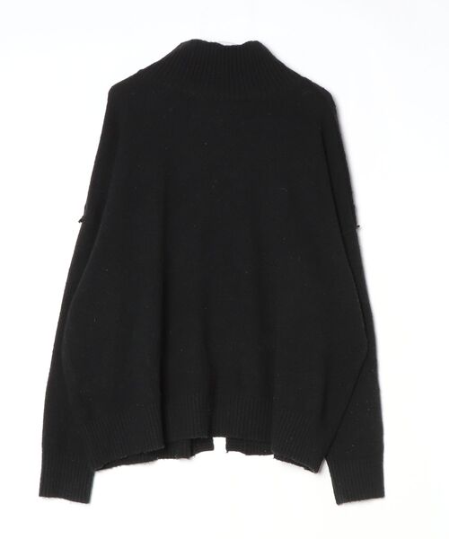 「HER CLOSET」 ニットカーディガン M ブラック レディース_画像2