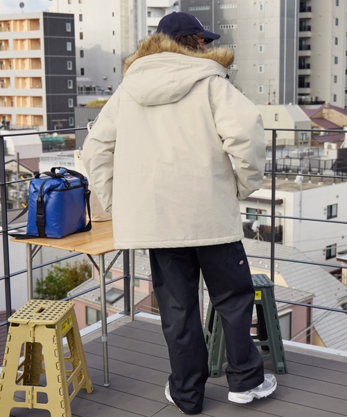 「BARK MANHATTAN」 マウンテンパーカー M エメラルドブルー メンズ_画像8