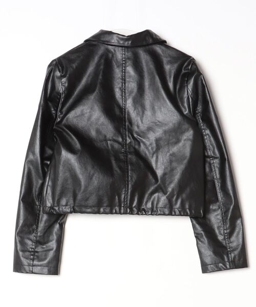 「Dream garden」 レザージャケット FREE ブラック レディース_画像2