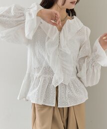 ミスティック　小花パフブラウス mystic（ミスティック）の「小花パフブラウス（シャツ/ブラウス）」 - WEAR