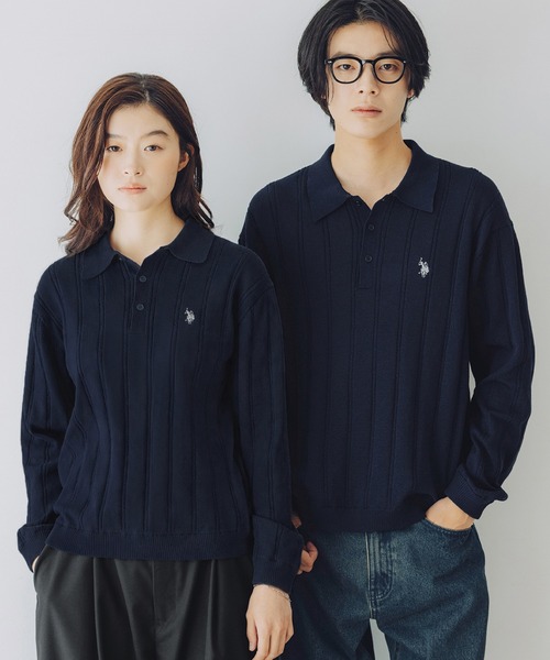 U.S. POLO ASSN.（ユーエスポロアッスン） セーター ニット 別注 針