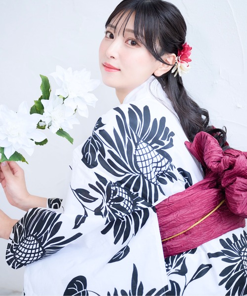 ＆soiree（アンドソワレ） 浴衣 「11種類から選べる」2点セット浴衣