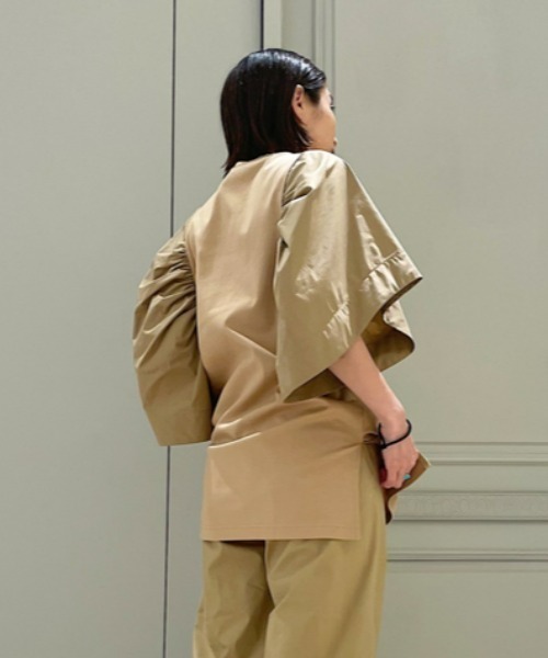 「styling/」 半袖カットソー FREE ホワイト レディース_画像5
