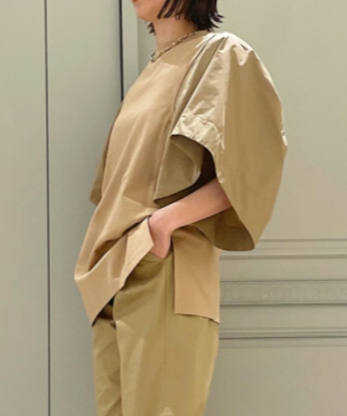 「styling/」 半袖カットソー FREE ホワイト レディース_画像6