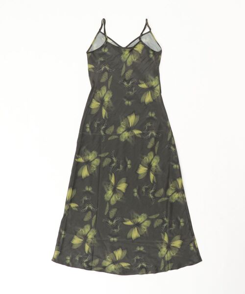 「ALLSAINTS」 キャミソールワンピース 8 グリーン レディース_画像2