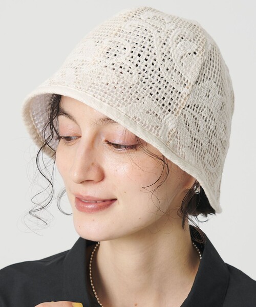 BEAUTY＆YOUTH UNITED ARROWS 帽子 ハット レース バケットハット 