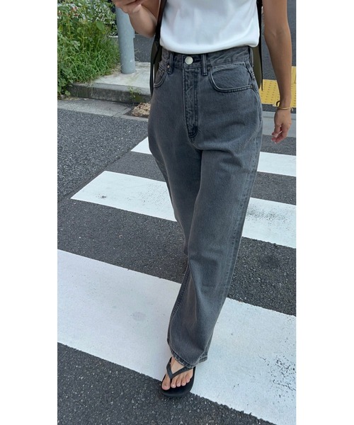 未使用　ブラック バイ マウジー MOSSY デニム ローライズ ブーツカット 23 ジーンズ　xs xxs BLACK BY MOUSSY（ブラックバイマウジー） デニムパンツ 23inch ライト