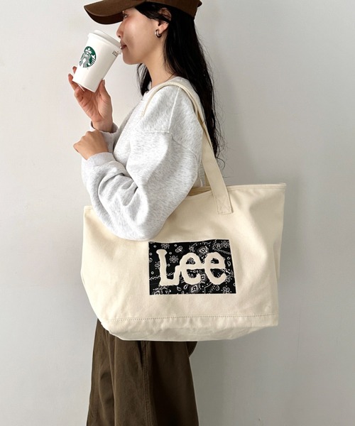 Lee（リー） トートバッグ Lee/バンダナ柄 ロゴプリント トートバッグ