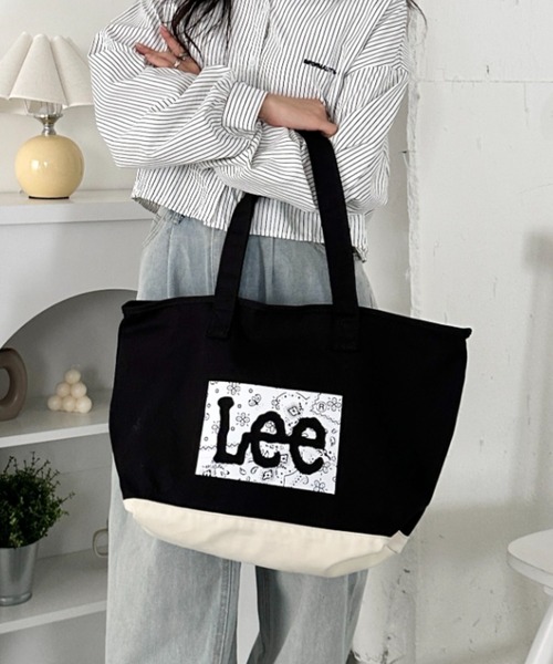 Lee（リー） トートバッグ Lee/バンダナ柄 ロゴプリント トートバッグ