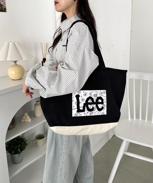 Lee（リー） トートバッグ Lee/バンダナ柄 ロゴプリント トートバッグ