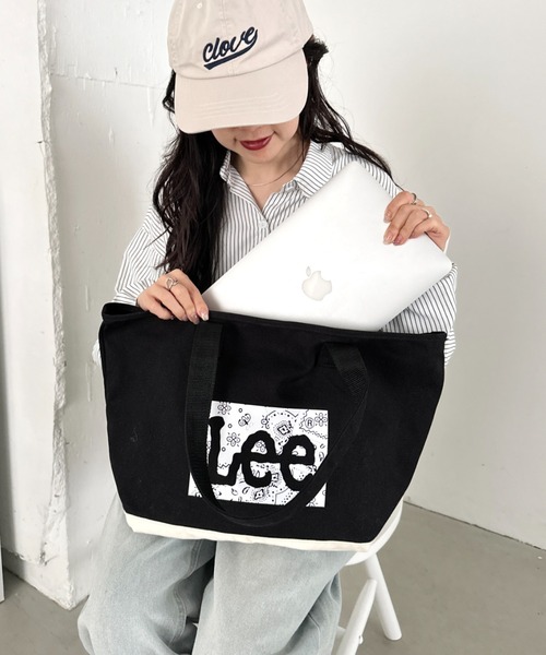 Lee（リー） トートバッグ Lee/バンダナ柄 ロゴプリント トートバッグ