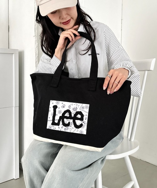 Lee（リー） トートバッグ Lee/バンダナ柄 ロゴプリント トートバッグ