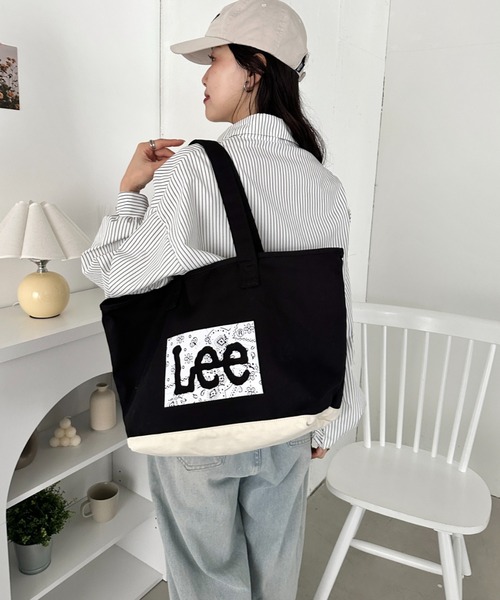 Lee（リー） トートバッグ Lee/バンダナ柄 ロゴプリント トートバッグ