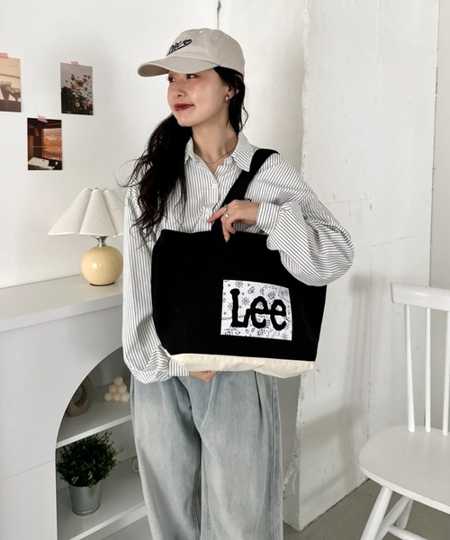 Lee（リー） トートバッグ Lee/バンダナ柄 ロゴプリント トートバッグ