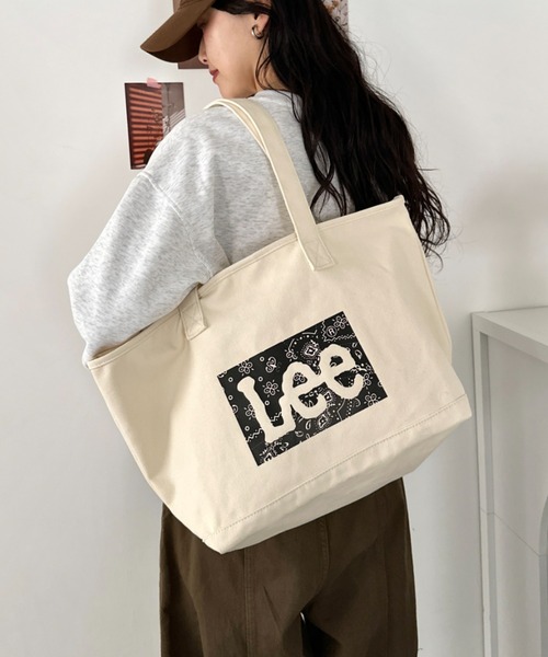 Lee（リー） トートバッグ Lee/バンダナ柄 ロゴプリント トートバッグ