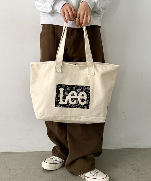 Lee（リー） トートバッグ Lee/バンダナ柄 ロゴプリント トートバッグ
