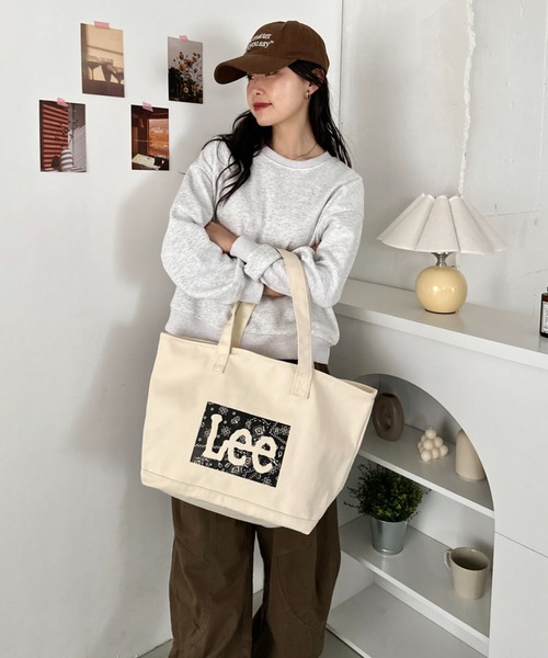 Lee（リー） トートバッグ Lee/バンダナ柄 ロゴプリント トートバッグ