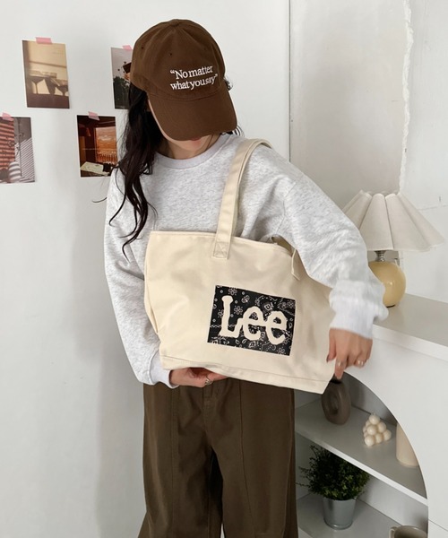 Lee（リー） トートバッグ Lee/バンダナ柄 ロゴプリント トートバッグ