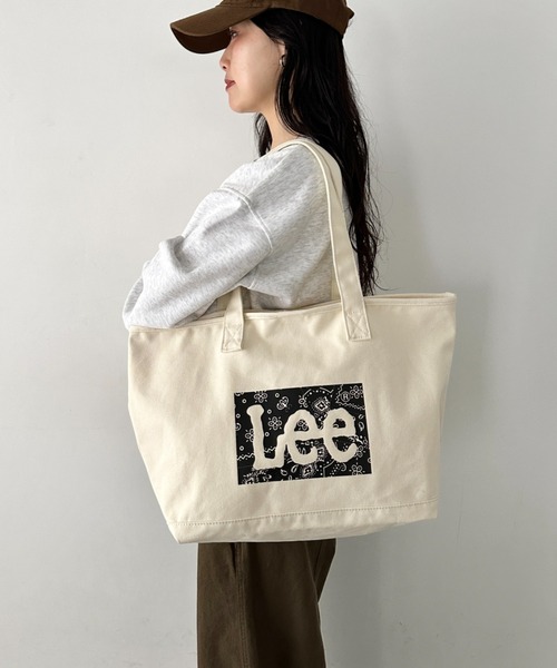 Lee（リー） トートバッグ Lee/バンダナ柄 ロゴプリント トートバッグ