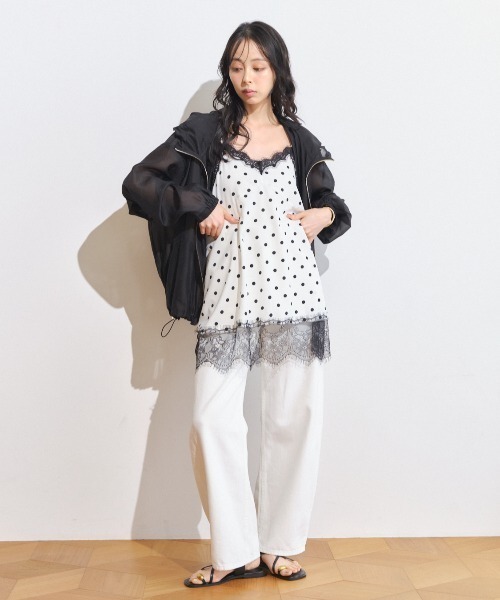 キャミソール サテンレースキャミチュニック : ZOZOTOWN Yahoo!店