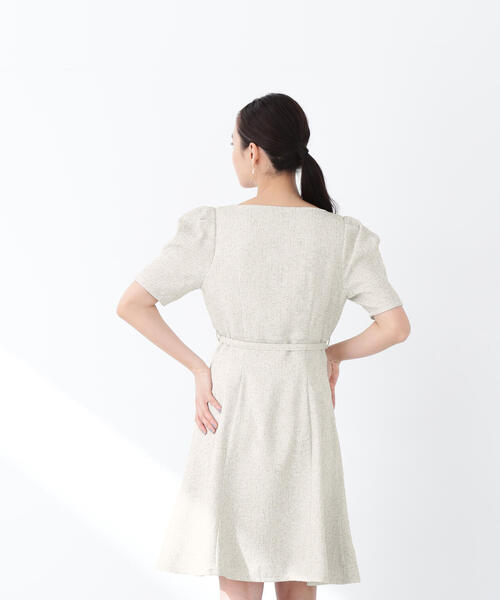 「JILL by JILL STUART」 半袖ワンピース MEDIUM ブラック系その他 レディース_画像4