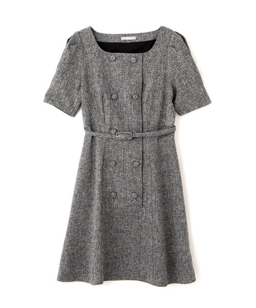 「JILL by JILL STUART」 半袖ワンピース MEDIUM ブラック系その他 レディース_画像6