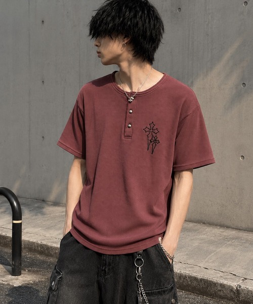 BENDER TOKYO ヘンリーネック スマホショルダー tシャツ ヴィンテージ