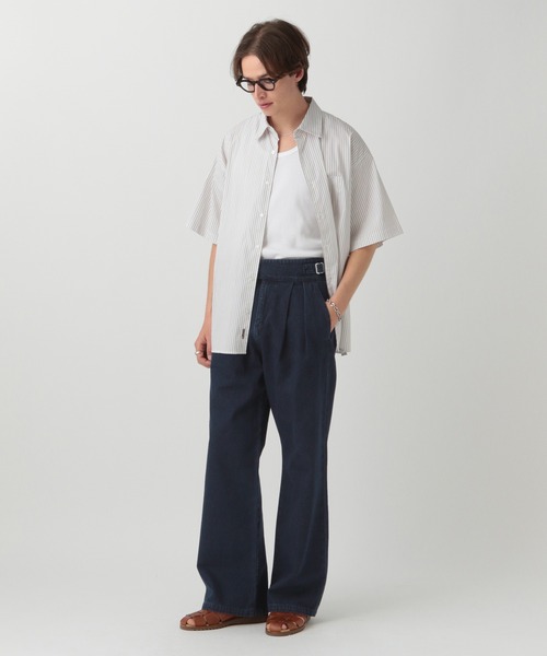 「LURAKU」 デニムパンツ L ネイビー メンズ_画像9