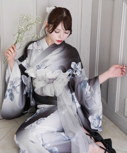 Belle Charme 浴衣 「Belle Charme」Classic Girly 浴衣5点Set