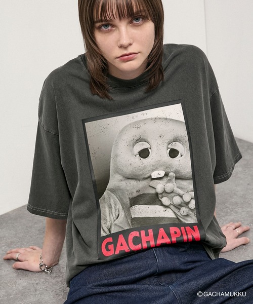 tシャツ 「Exclusive」 Gachapin ＆ Mukku Vintage Graphic Tee