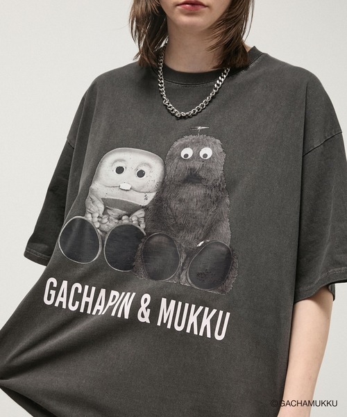 tシャツ 「Exclusive」 Gachapin ＆ Mukku Vintage Graphic Tee