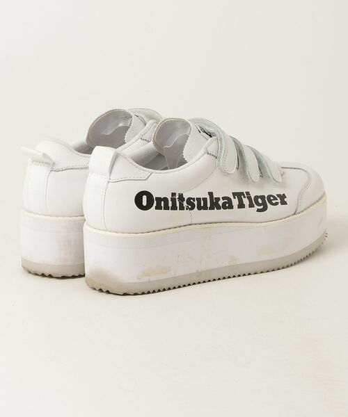 「Onitsuka Tiger」 シューズ 24.5 ホワイト×ブラック レディース_画像2