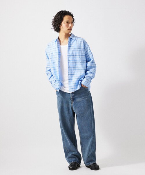 「JOURNAL STANDARD relume」 デニムパンツ LARGE ブルー メンズ_画像8