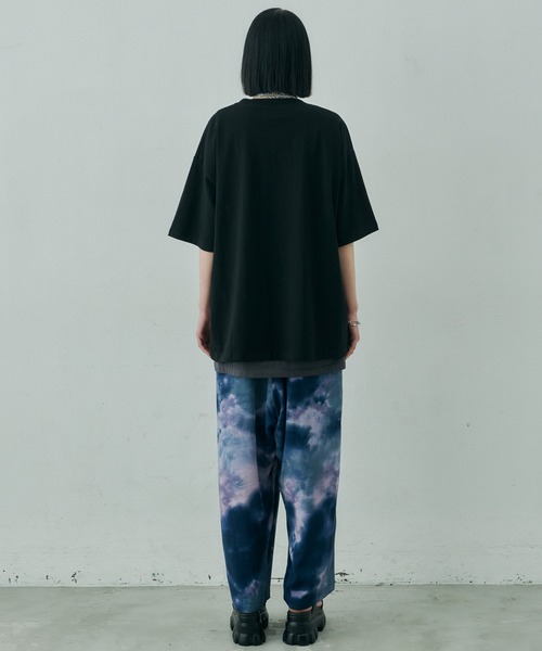 「AIVER」 半袖Tシャツ MEDIUM ブラック メンズ_画像9