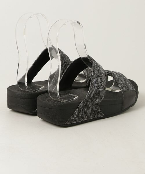 「fitflop」 フラットサンダル US7 ブラック レディース_画像2