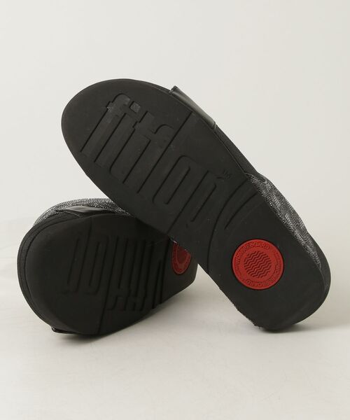 「fitflop」 フラットサンダル US7 ブラック レディース_画像3