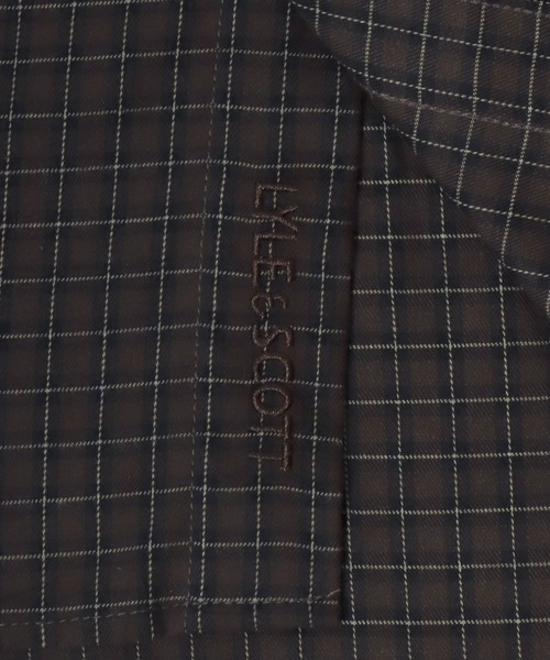 「LYLE&SCOTT」 長袖シャツ LL ブラウン メンズ_画像8