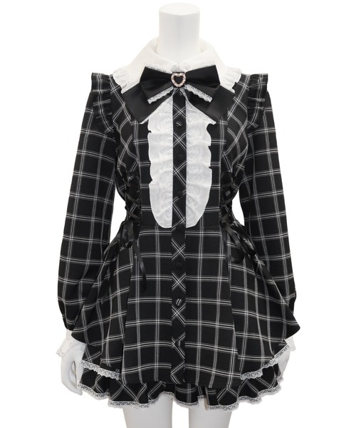 「Secret Honey」 セットアップ MEDIUM ブラックミックス レディース_画像2