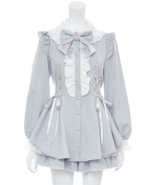 「Secret Honey」 セットアップ MEDIUM ブラックミックス レディース_画像7