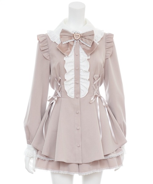 「Secret Honey」 セットアップ MEDIUM ブラックミックス レディース_画像9