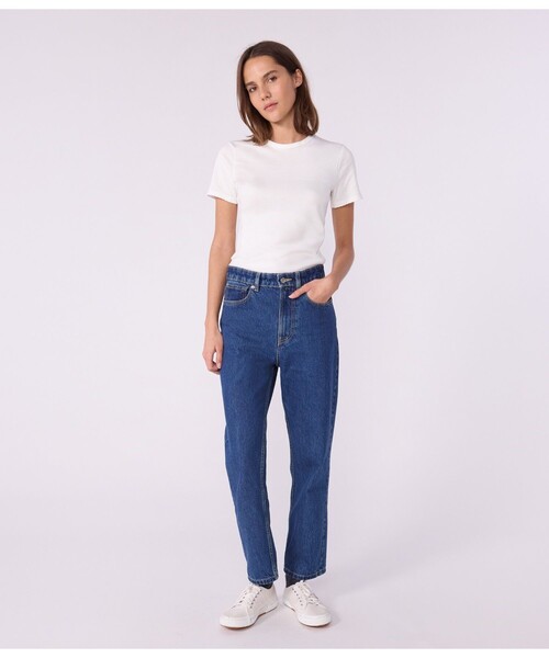 「PETIT BATEAU」 半袖Tシャツ SMALL ホワイト レディース_画像6