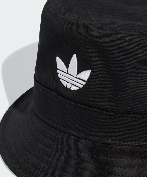 「adidas」 ハット X-LARGE ブラック メンズ_画像4