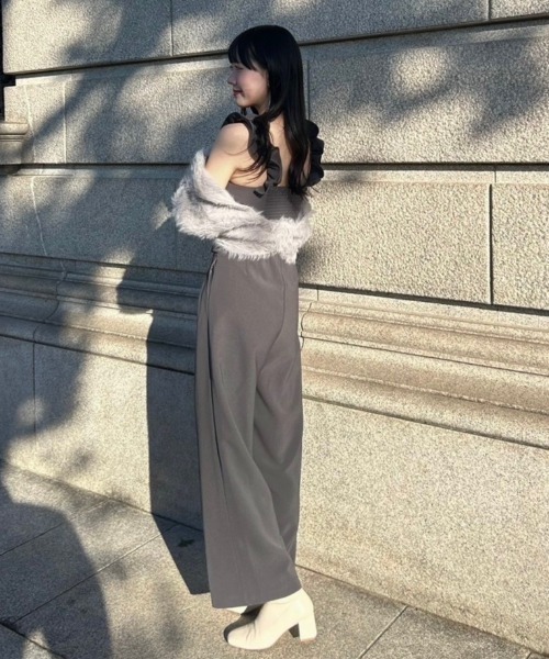 「mellowneon」 セットアップ MEDIUM ブラウン レディース_画像6
