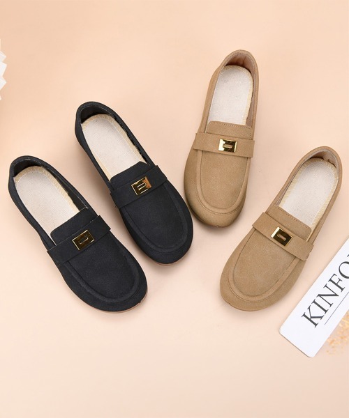 スリッポン モカシンローファー 金具付き レディース レディース | miniministore | 10