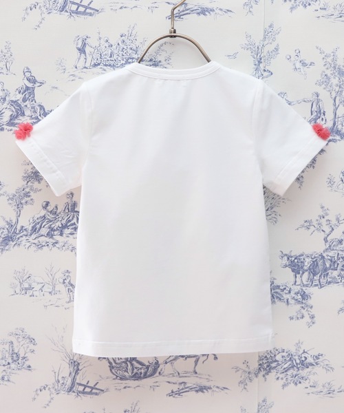 tシャツ Tシャツ いちごネックレス・チェリーリボントップス(半袖)(110 